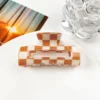 Pezzo lungo 8 cm con arancione e bianco