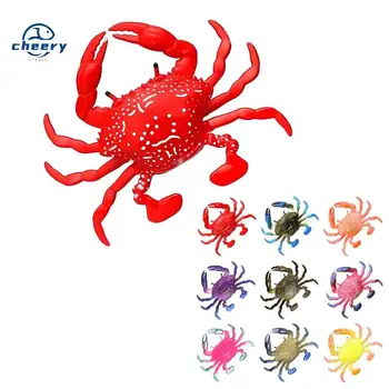 CHEERY 8cm 10g Artificial Crab Bait Lifelike Soft Sea Plastic Fishing Lure Sharp Bass Pike Freshwater Target Species Grouper – Soft Lure – view 2