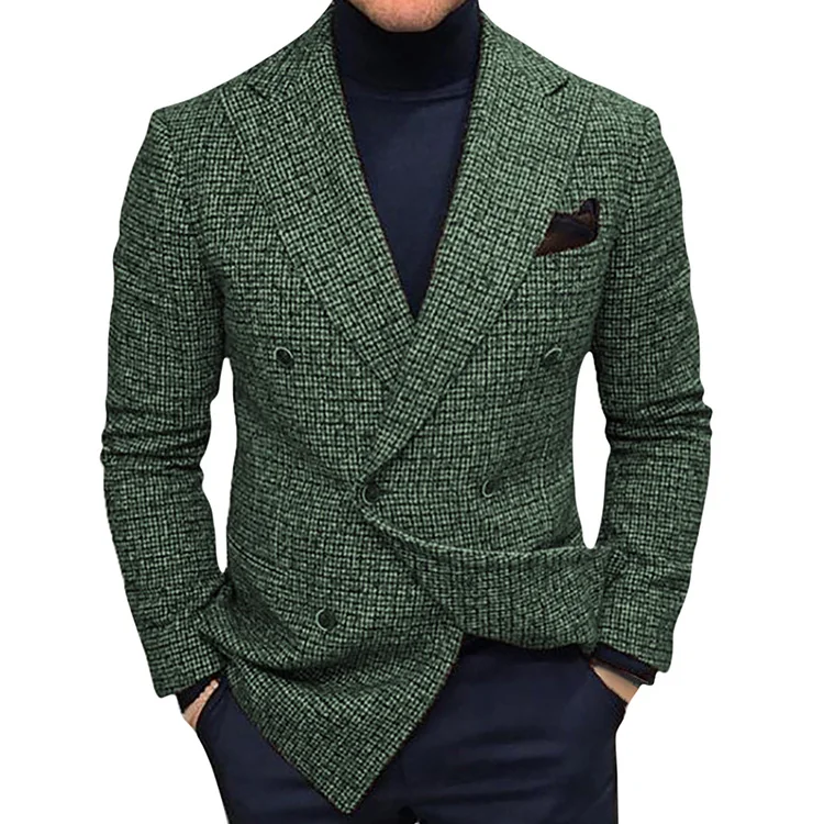 New For Men Brand Jacket Fashion Slim Casual Coats Handsome Male Business Jackets Suits Striped Men's Blazers Tops_voghion.com
