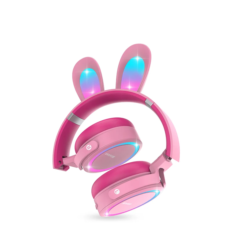 AMAFACE Auriculares inalámbricos Bluetooth rosa con micrófono, reducción de  ruido, 36 horas, tiempo de reproducción, IPX5, impermeables, en los oídos