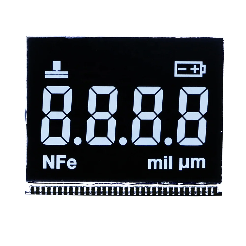Transparent Segment LCD Screen STN LCD Panel, Monochrome Segment LCD Display
