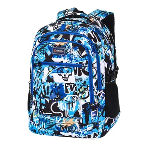For OMASKA 17 Inch Waterproof Laptop Backpack for Men Custom Logo Fashion School Bag for Teenagers Polyester Lining Wholesale