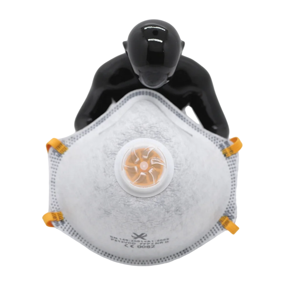 Valved 4 Layers Particulate Respirator Disposable Anti Dust Protective Activated Carbon FFP2-Mask at FFP2