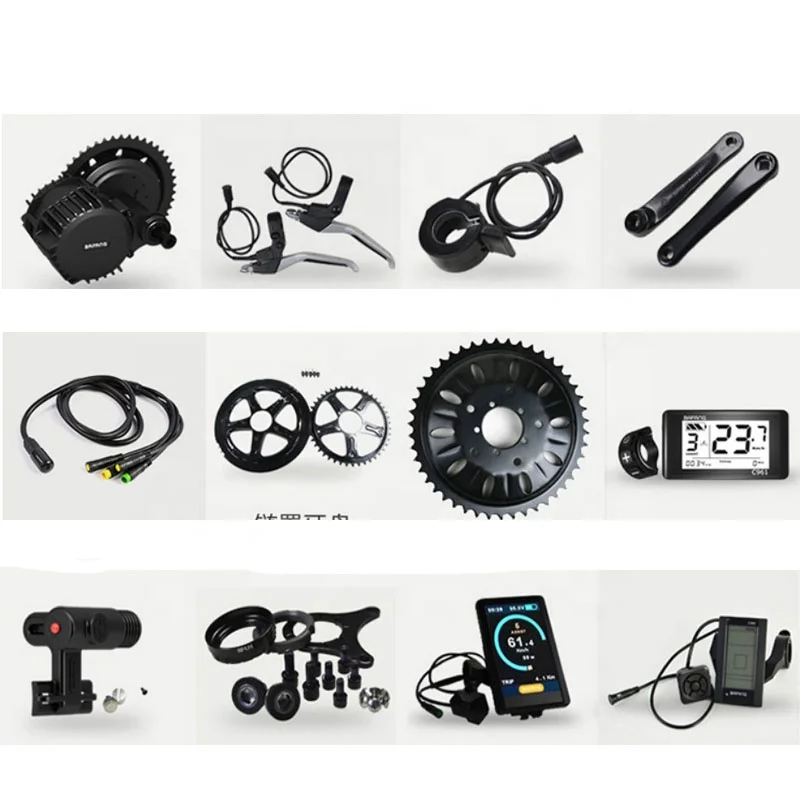 Ebike Parts Bafang Mid Drive Motor Bbs01 Bbs02 Bbshd Electric Bike  Conversion Kit 250w / 500w /750w /1000w With C965 Display - Buy Ebike Parts  Bafang Mid Drive Motor,Electric Bicycle Mid Drive