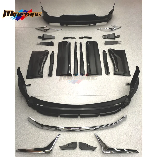 NEW pp Plastics Modellista Design Body Kit Car Bumper Lip Grille  2021 2022 for Toyota Harrier Bodykit