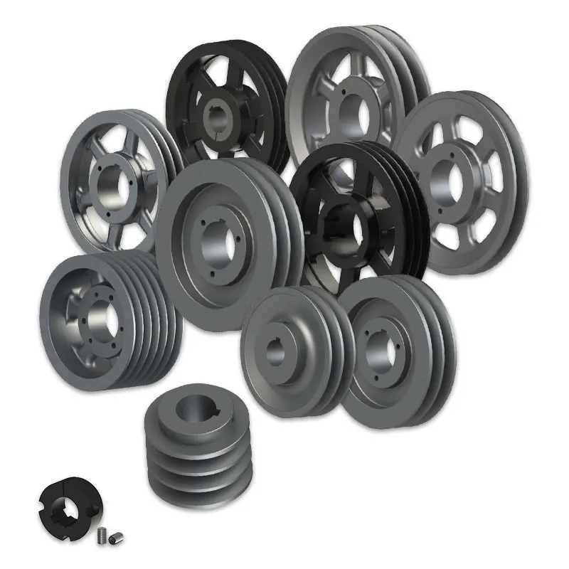 Customized V Belt Pulley Durable Cast Iron Sheave Wheel - Main Image