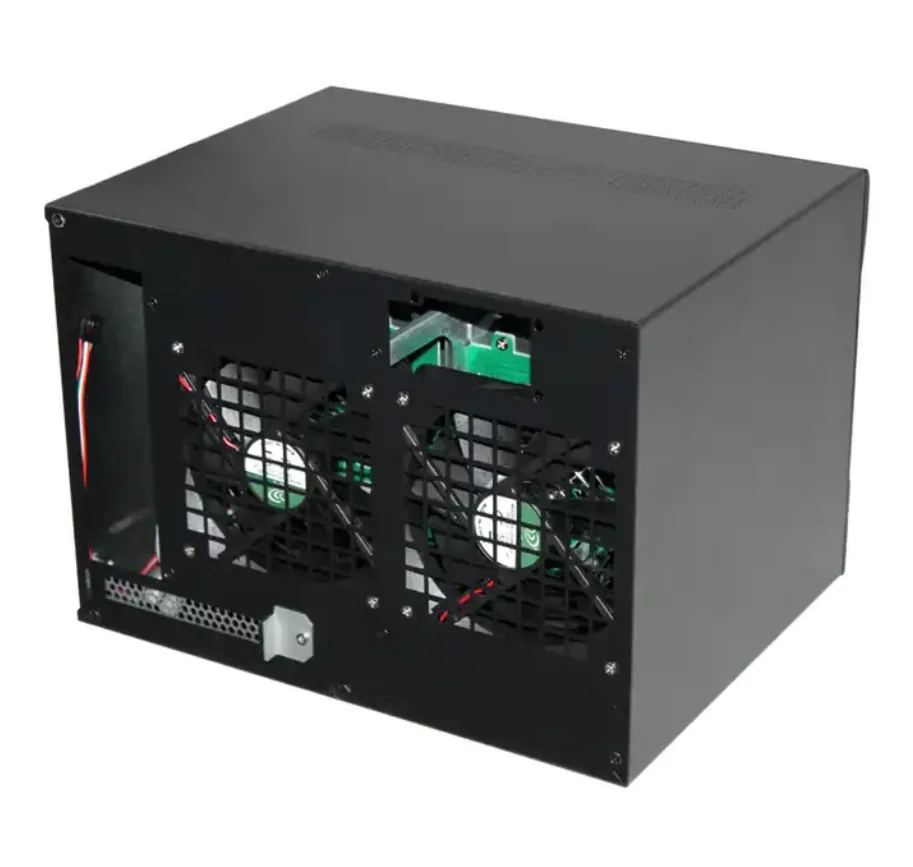 8 베이 핫 스왑 스토리지 Nas 서버 섀시 미니 Itx 2.5/3.5 하드 디스크 가정용 팬 스톡 파일 서버