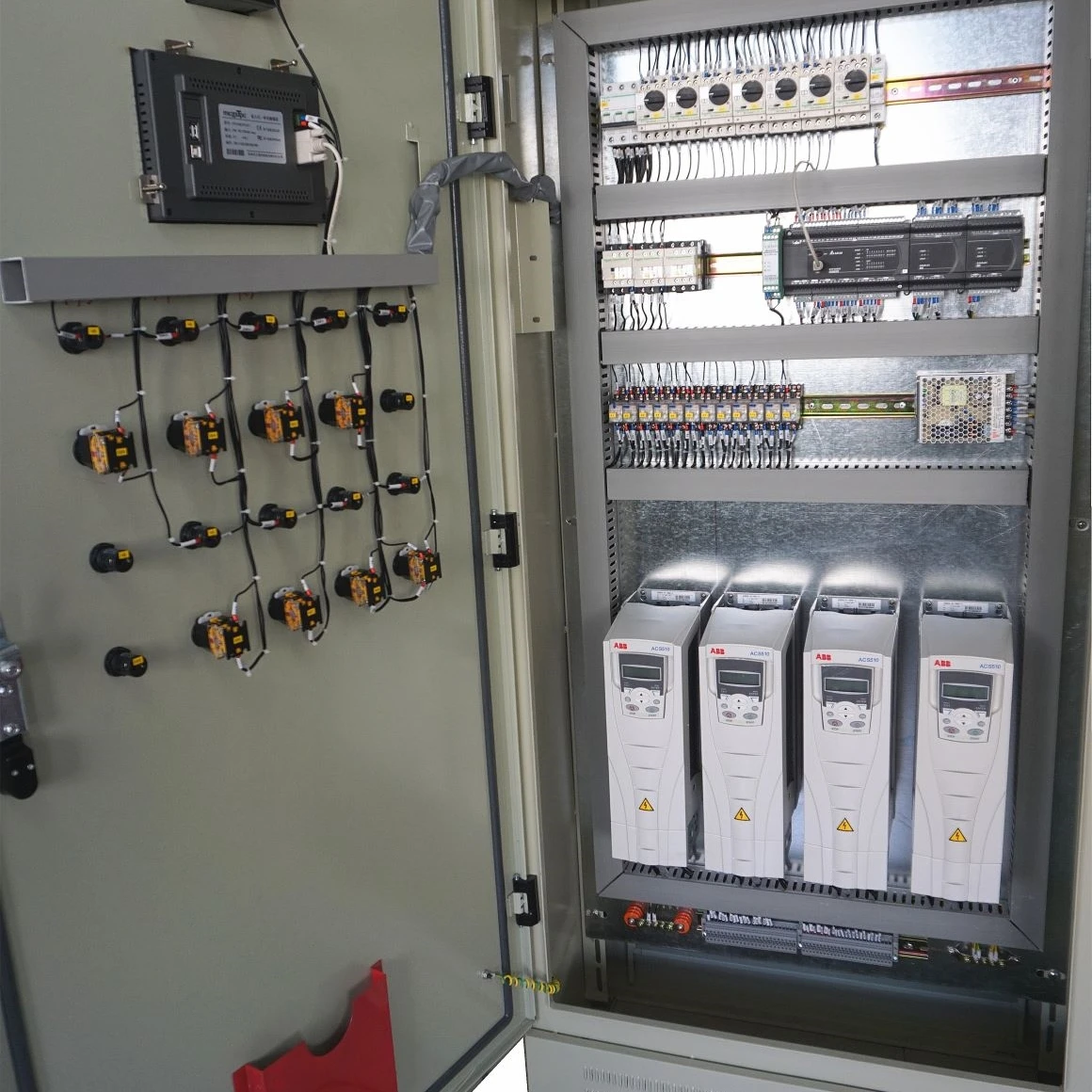 Customized  Low Voltage Metal Distribution Panel AC Control Box PLC Electric Control Cabinet VFD Water Pump Control Panel