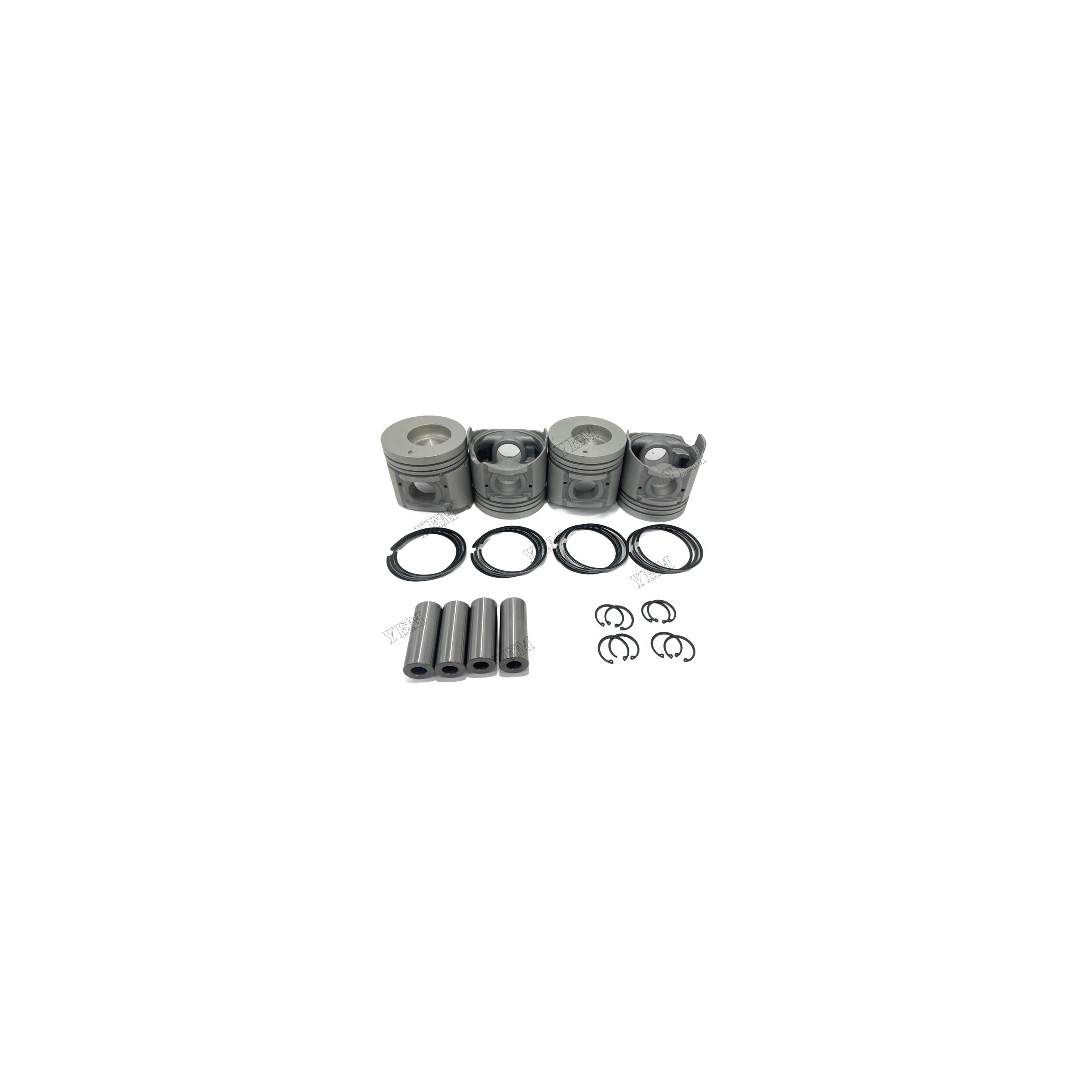 Repair Replacement Piston With Rings Set Suitable for Mitsubishi 4D35 Engine Parts With Warranty