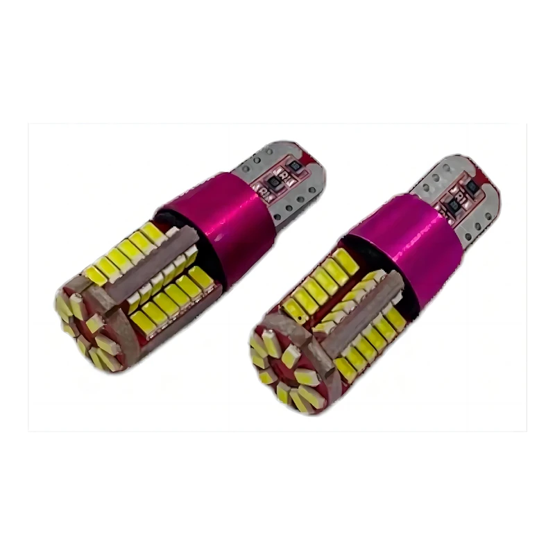 2 T10 LED Light Bulbs in 57 White Tone Cocuyos Cocuyos for Motorcycle Body Systems