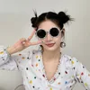 Silver disco hanging-ball glasses