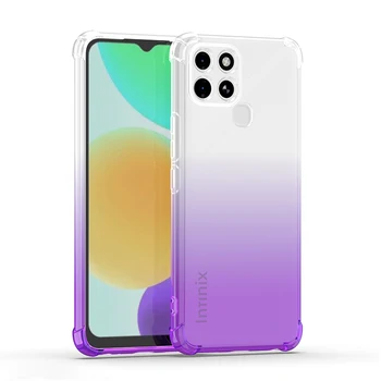 Colorful Rainbow Camera Protect Colorful Case For Redmi 9 9A 9C Soft Silicone Clear Phone Cover For Xiaomi Mobile Phone Case