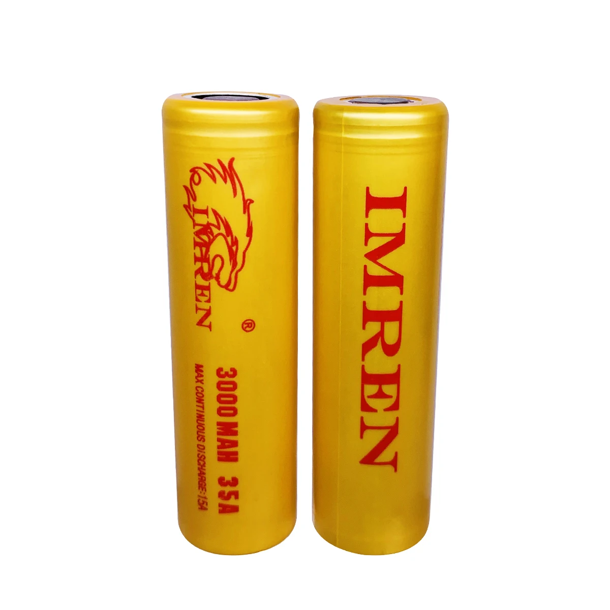 IMREN 18650 battery 3000 mah 15A/35A rechargeable lithium battery for vape and flashlights