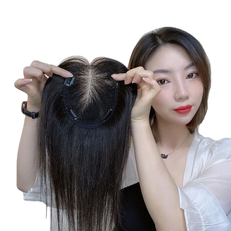 Top Grade 100% Human Hair Patch Hand-Tied Swiss Lace  display picture 1
