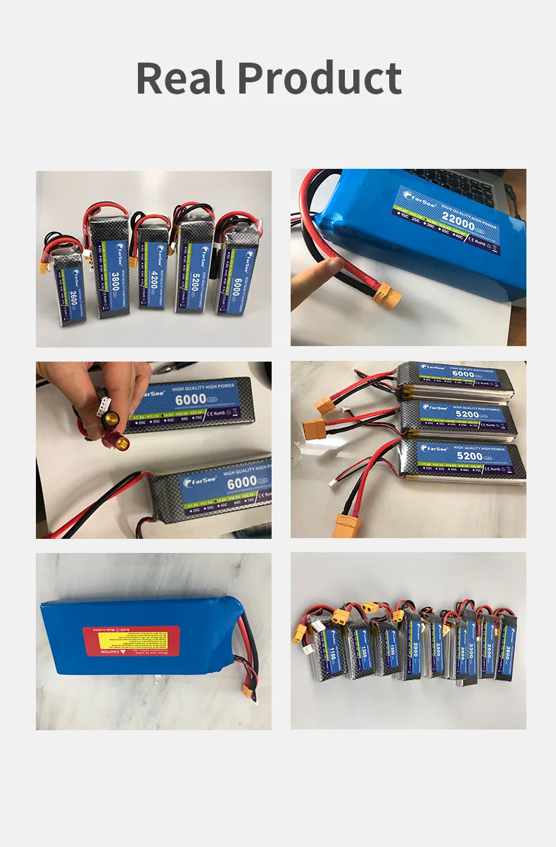 Rc Lipo Battery 2s 3s 4s 5s 6s 2200mah 25c 30c 35c 60c For Rc Car Tank