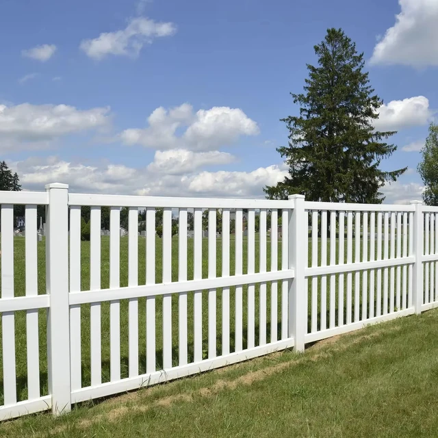 Eco-Friendly PVC Vinyl Fence Accessory Heat Treated Frame Easy Assembly Rodent Rot Proof Garden Security Post Caps Wire Cheap