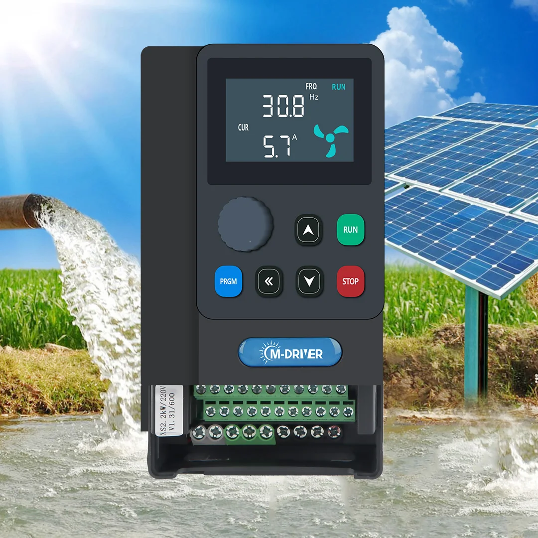 Efficient Solar Pump Systems with M-Driver Inverters