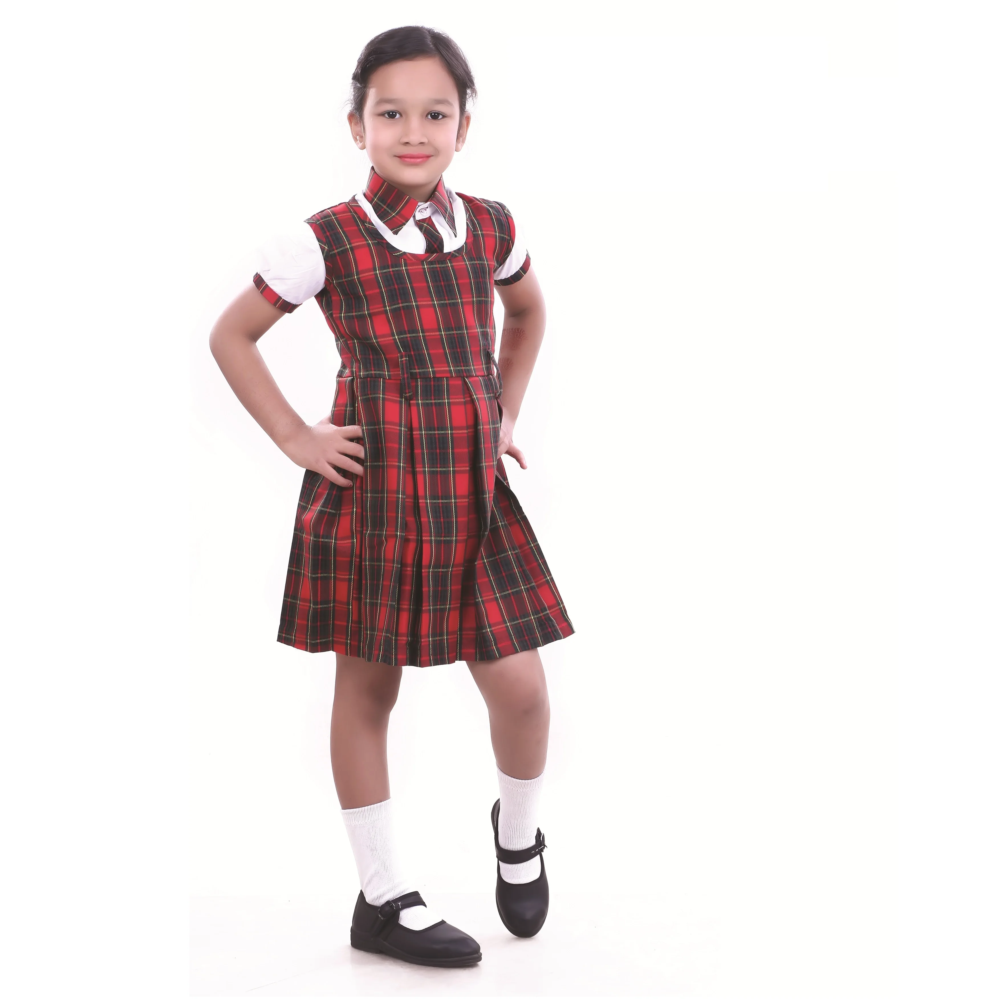 Unisex School Uniform For Boys And Girls With Plaid Design And ...