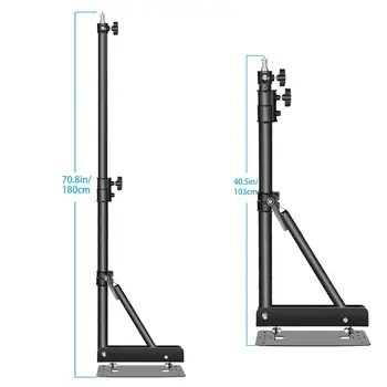 Neewer Triangle Wall Mounting Arm for Photography Video Strobe Lights Monolights Softboxes Umbrellas Reflectors detail image