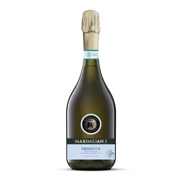Italian Sparkling Wine Prosecco Doc Maximilian I Glass Bottle 0