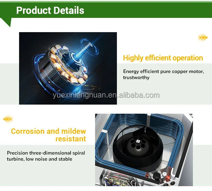 OEM Ceiling Concealed Cassette Fan Coil Low-noise and High