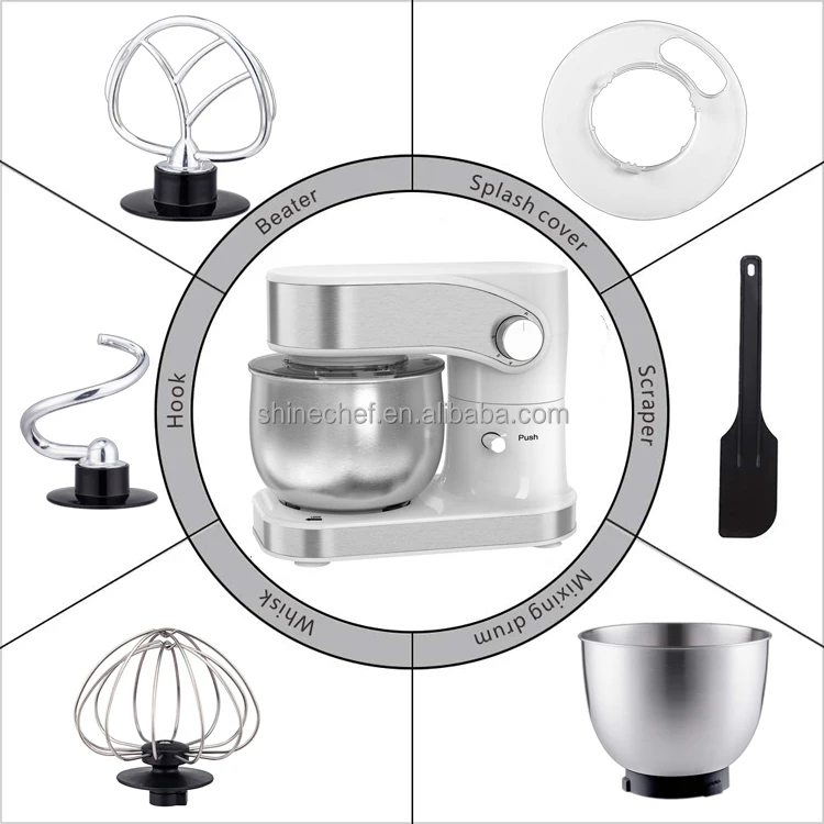 最新】SOHEF 全自動スタンドミキサー 3L 便利な3種アタッチメント付き