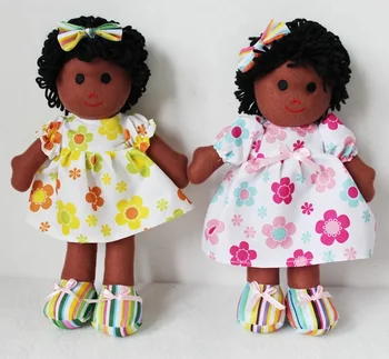 女の子のためのカラフルなぬいぐるみラグベビードールおもちゃ