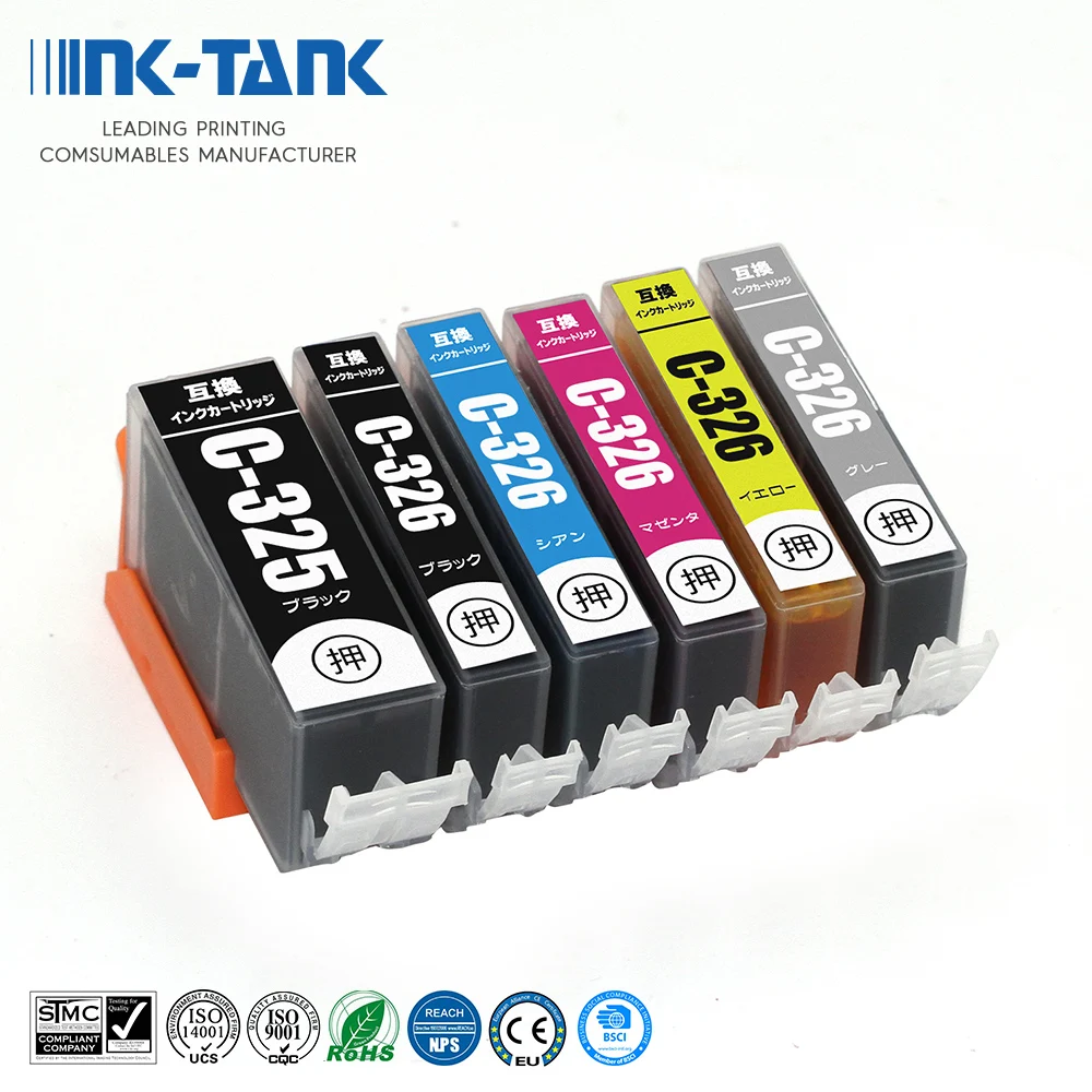 Ink-tank Bci 325 326 Bci-325 Bci-326 Premium Color Compatible Ink Cartridge  For Canon Pixus Mg6230 Ip4830 Ip4930 Ix6530 Printer - Buy 325/326 Bci 325xl  326xl Bci325 Bci326 For Cannon Ip4930 Ix6530