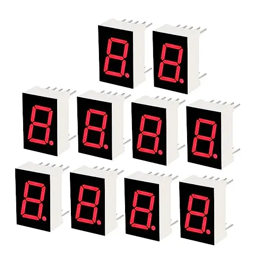 Red 0.54 Inch 14 Segment 5 Digit Led Alphanumeric Clock Display 16 Segment Led