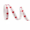 White-Red Hearts & Dots-1cm*10yds