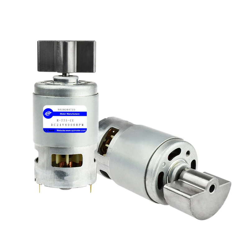 XYT 12/24V R-775 15W 4000-8000rpm Powerful DC Motor 0.785Nm Massager Stick Vibrator with Brush Commutation Fast Shipping