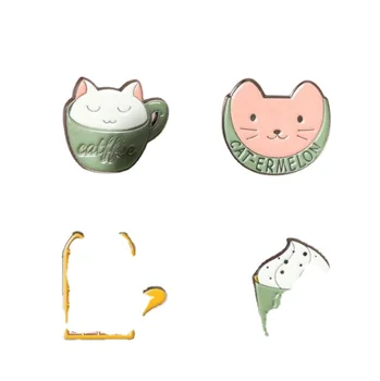 Custom Modern Enamel Pin Hard Enamel Cartoon Glitter Metal Badge Logo Maker UV Printing Cute Anime for Custom Color