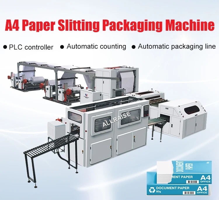 Fully Automatic Roll A4 Paper Cutting And Packing Machine Line A4 Paper