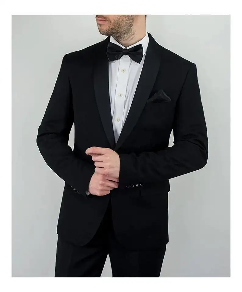 Custom Made New Fashion  Slim Fit for Man Blazer Single Button Wine RED  Business Men Suit 3Pieces