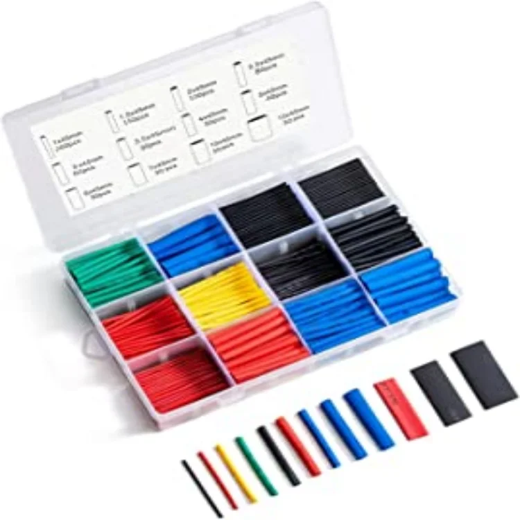 Multi-color dimensioning of cut-length insulated sleeve heat shrink tube/sleeve