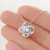 Stainless steel four-leaf clover-white gold