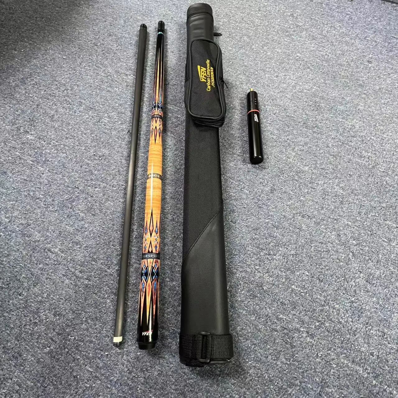 High-Tech Yfen Carbon Fiber Shaft Billiard Pool Cue Stick 11.75mm