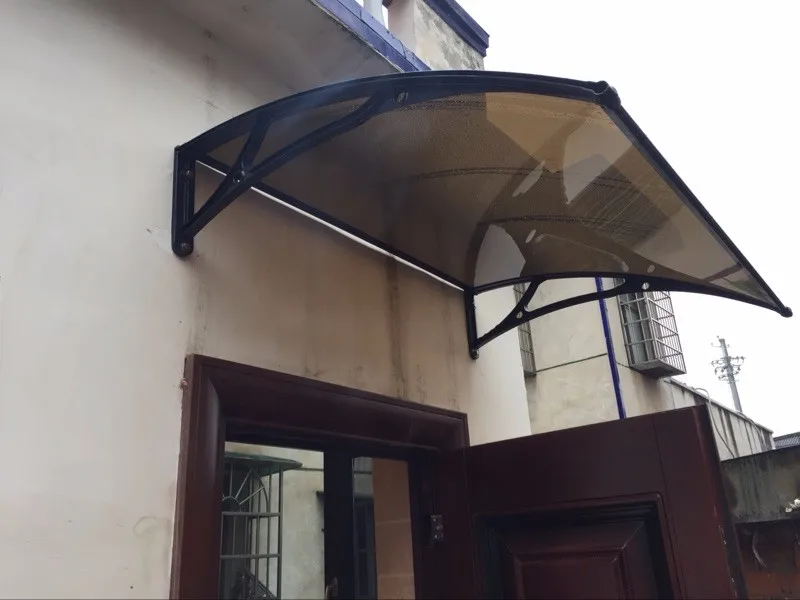 Easy Installation DIY clear Pc Window Canopy Door Canopy Rain protection for windows