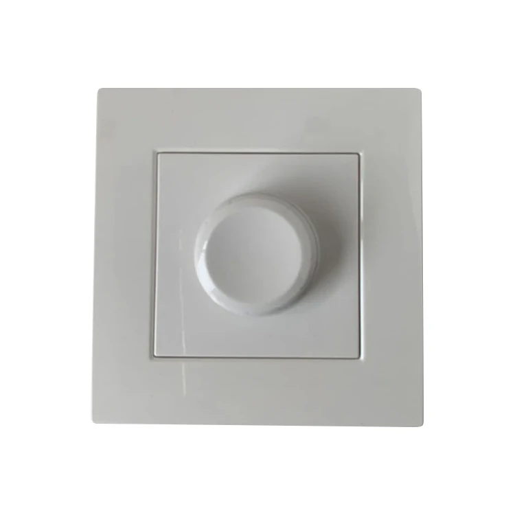 Professional Lighting Accessories EU Style Power Light Control 1 Gang LED Wall Dimmer Switch