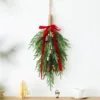 60cm christmas bell wall hanging-sagging pe leaf