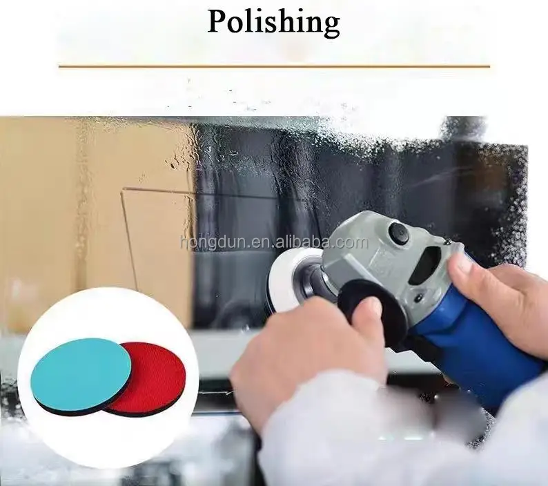 Abrasive Sponge Sanding Disc Polishing Sponge Pad For Auto Glass