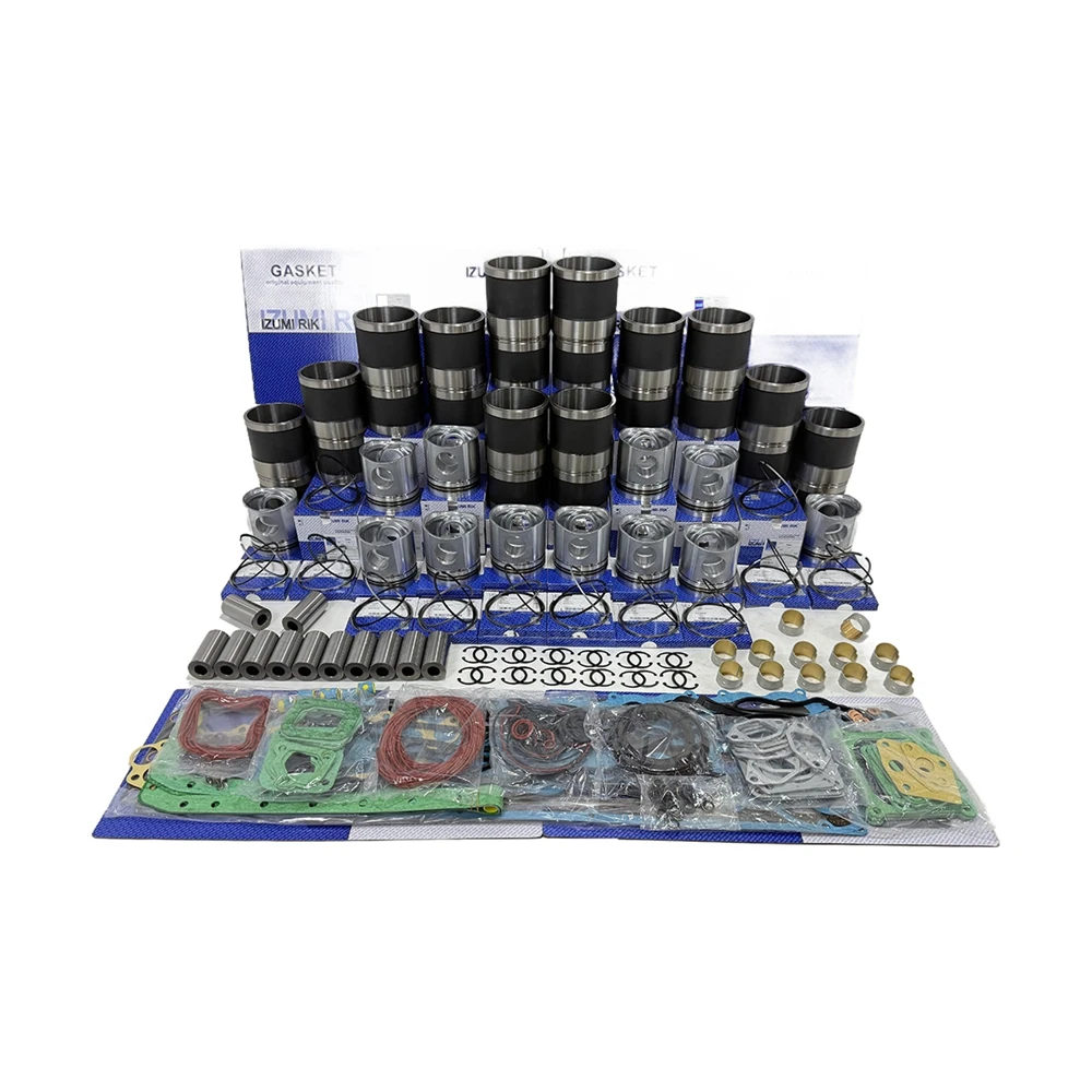 IZUMI RIK Overhaul Rebuild Kit with Overhaul Kit for Yanmar 12AYM-EST 12AY-ET 12AYM-WET 12AYM-WGT 12AY Engine Parts