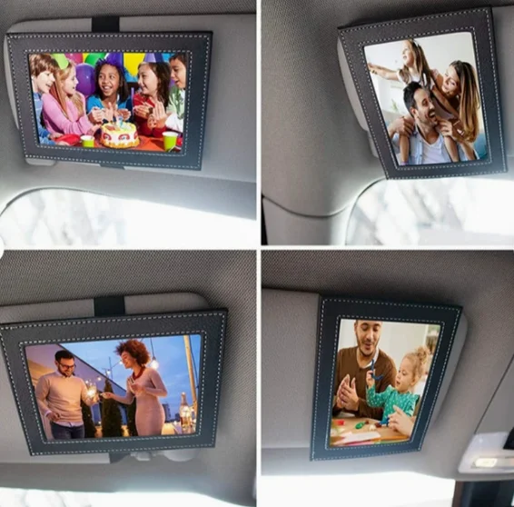 Unique Design for Your Vehicles Interior Car Photo Frame Gift Stylish Auto Picture Frame for Your Dashboard