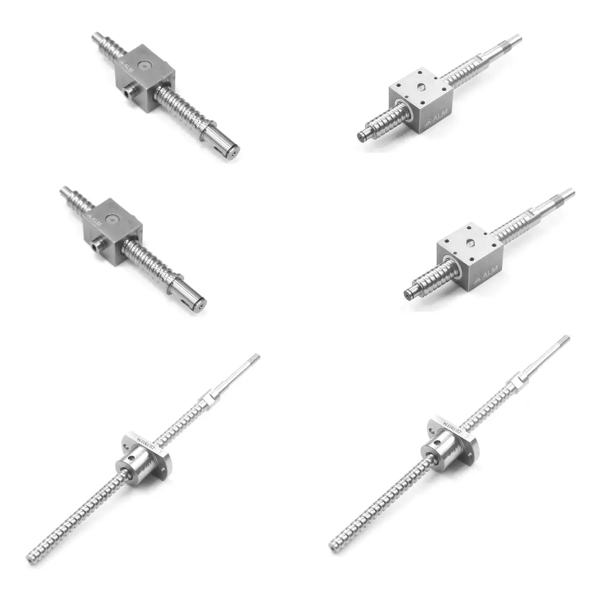 Various Ball Screw Nut 8mm Ballscrew 0801 0802 0802.5 Miniature High Precision CE RoHS Compliant Ground Ball Screw