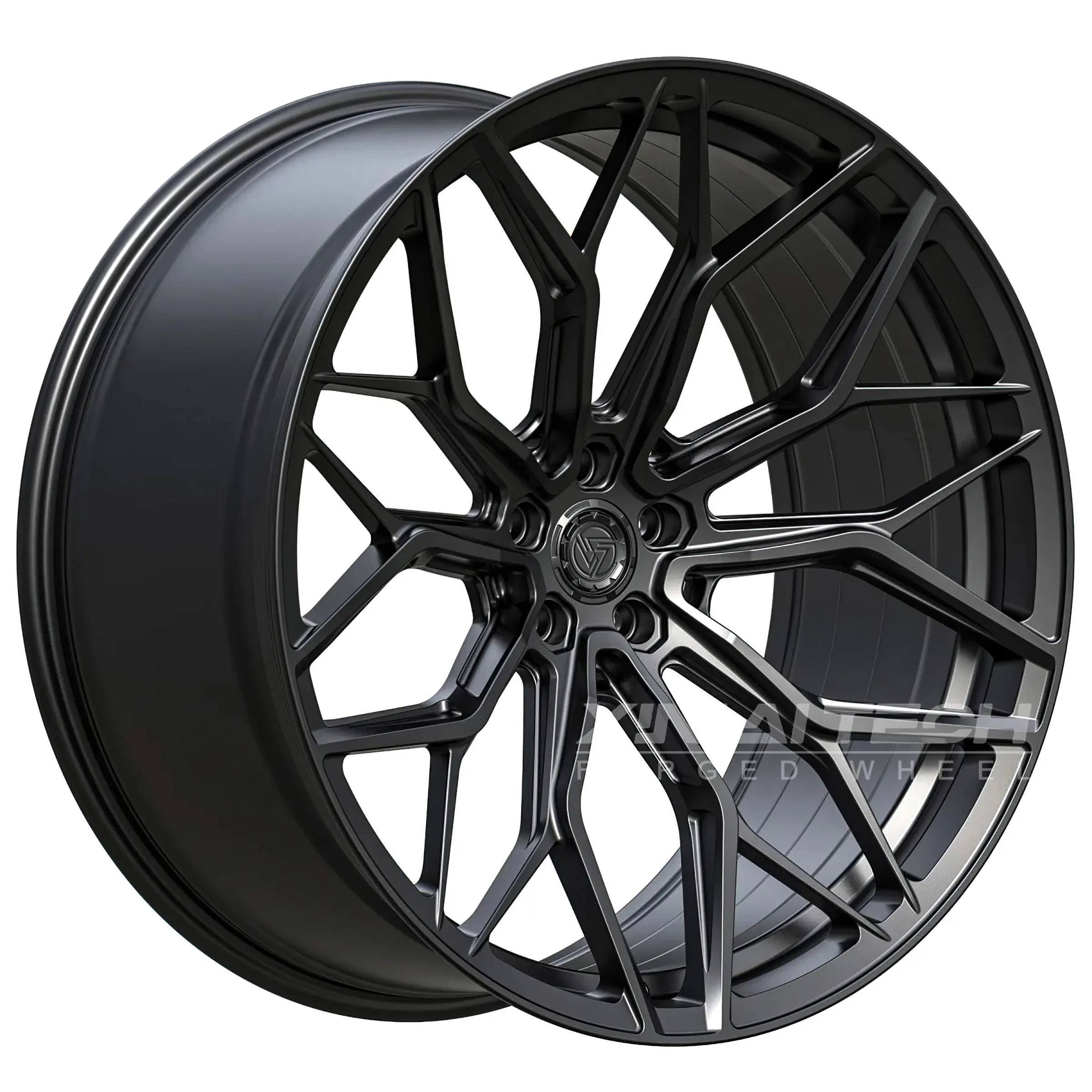 XL Deep Concave Custom Alloy Forged Wheels 17-24 Inch 5x112 5x114.3 5x127 Luxury Black Racing Car Rims for W205 C300 F30 E90 Q7 - Image 5