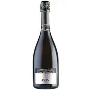Extra Dry Italian Sparkling Wine Valdobbiadene Prosecco Superiore DOCG for Appetizers and Cheese 6 Bottles Per Box