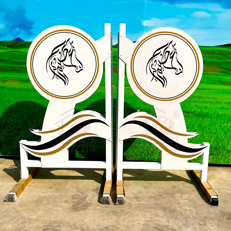 Portable Horse Jumping Obstacle Aluminum Stands Equestrian Aluminum