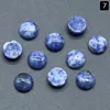 Jade à pois bleus de 10 mm