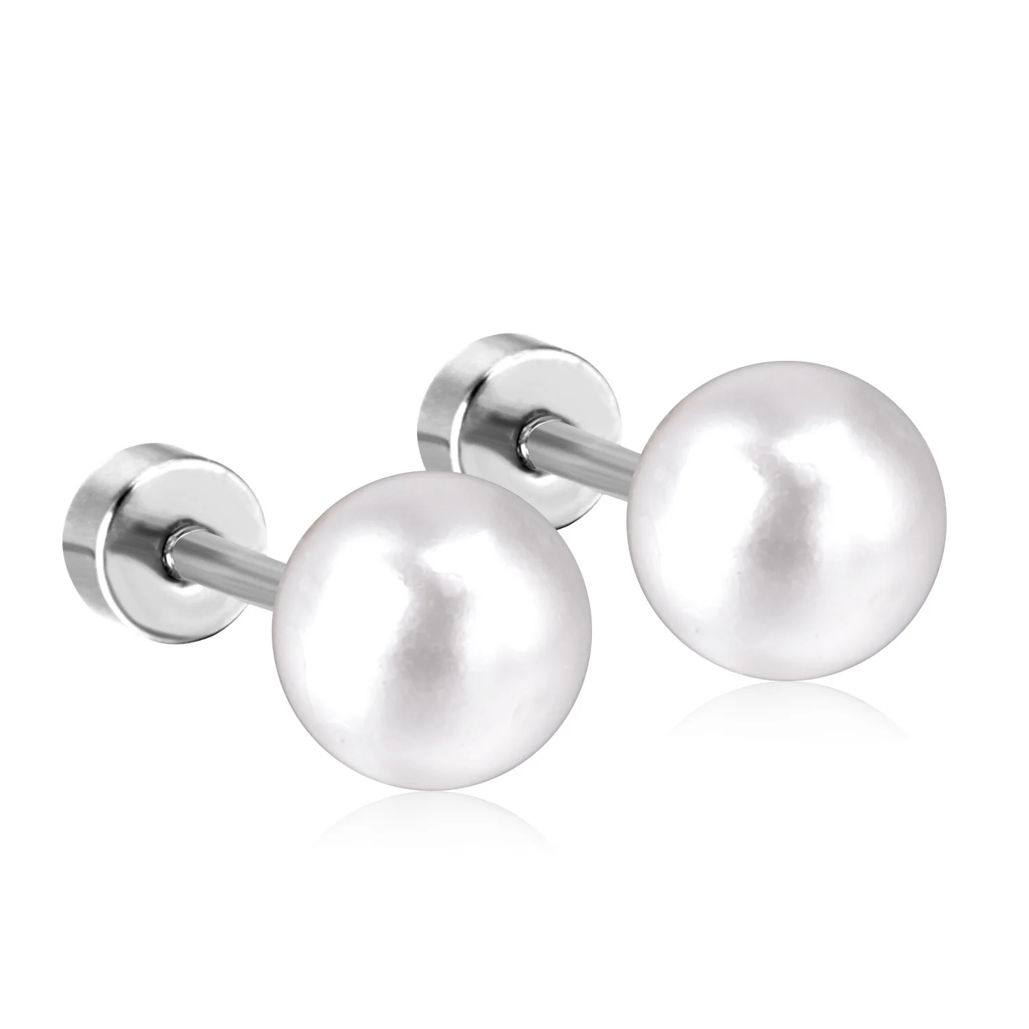 4 Supports De Boucles D'oreilles Pour Boucles Lourdes/tombantes - Argent, 1.3x0.8cm