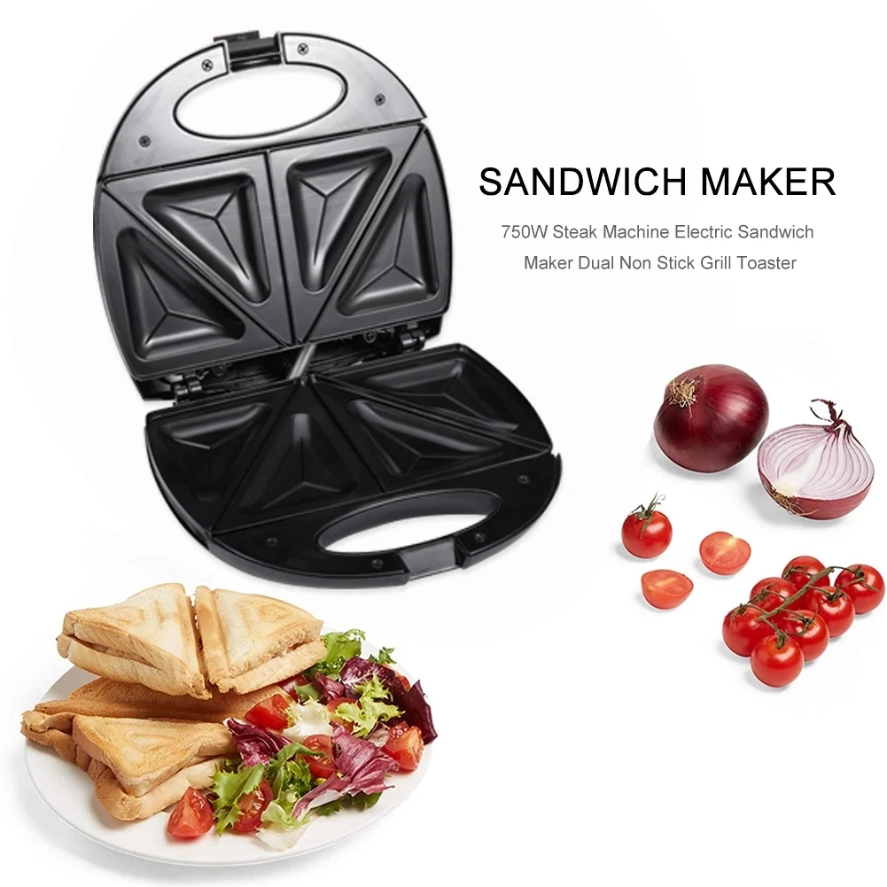 Hot Sandwich Maker Bread Oven Electric Grill Meat Steak Hamburger